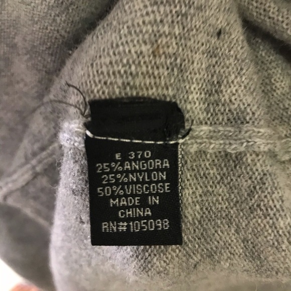 M.Fredric gray open waterfall cardigan S/M - Picture 6 of 6